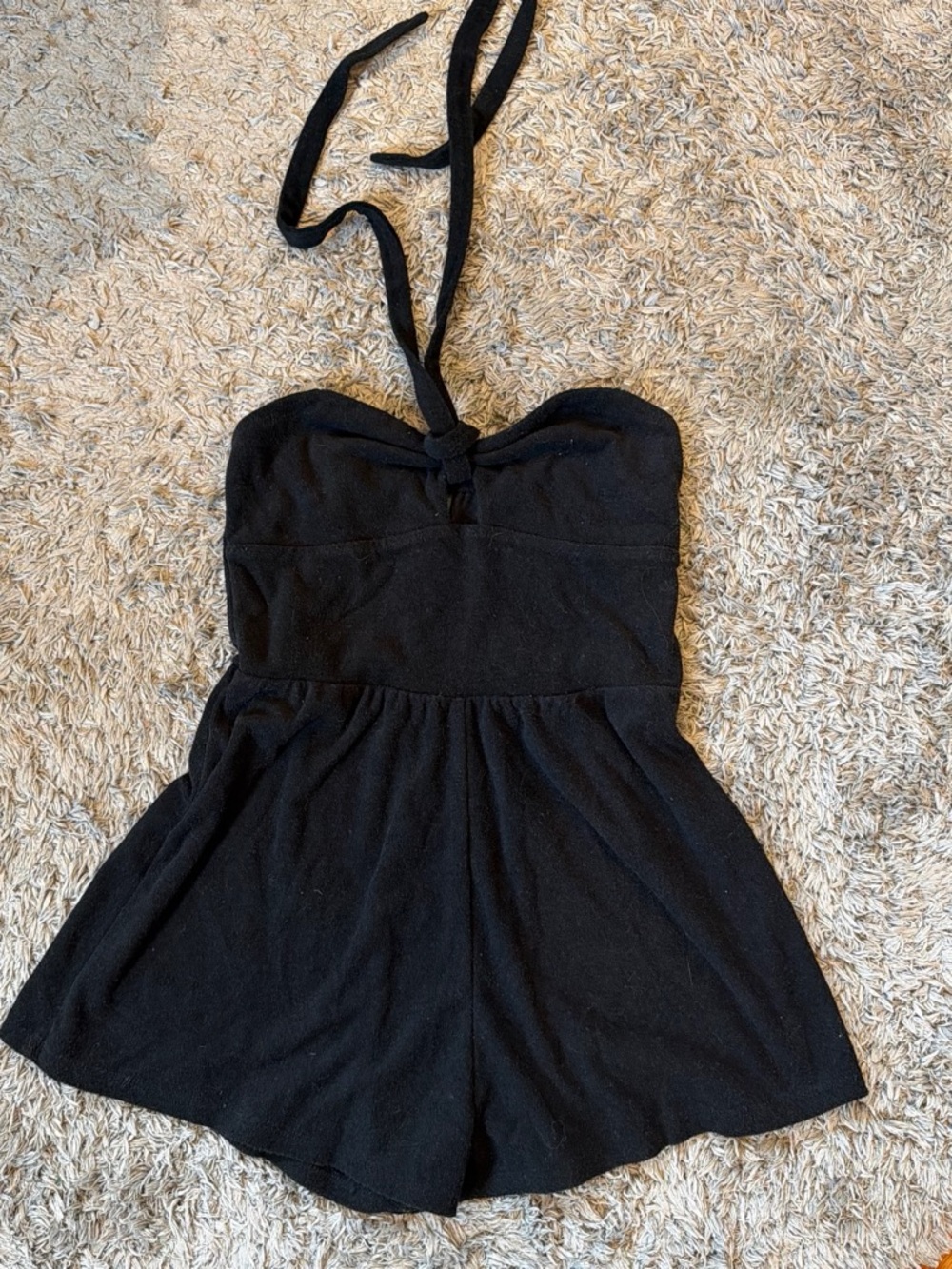 wild fable Black Knit Romper